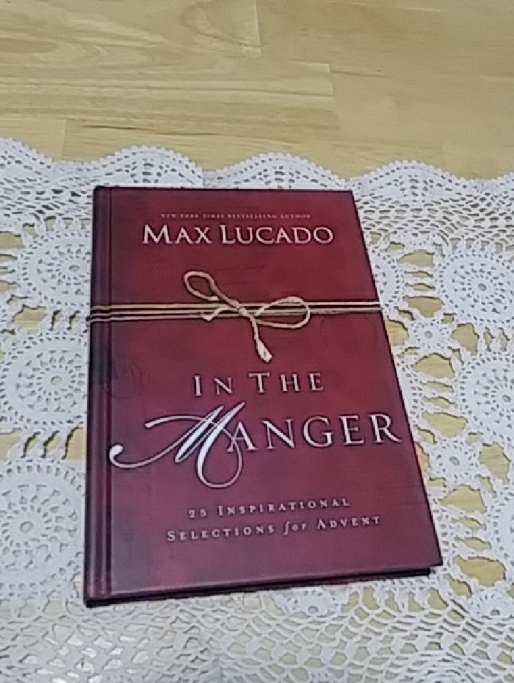 Book Sale! 3 for $10! In the Manger by Max Lucado Hardback Book